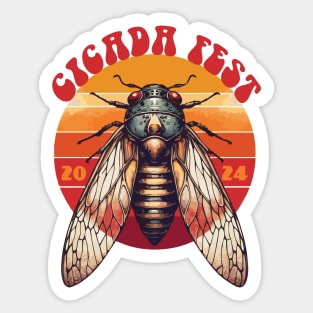 Cicada Fest Invasion 2024 Sticker